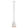 Livex Lighting Arlington 1 - Light Pendant in  White/Brushed Nickel - 3 of 4