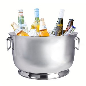 Sol Living Stainless Steel Single Wall Beverage Tub for Parties - 1 of 4