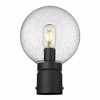 Z-Lite Laurent 1 - Light Post Light in  Black - 4 of 4