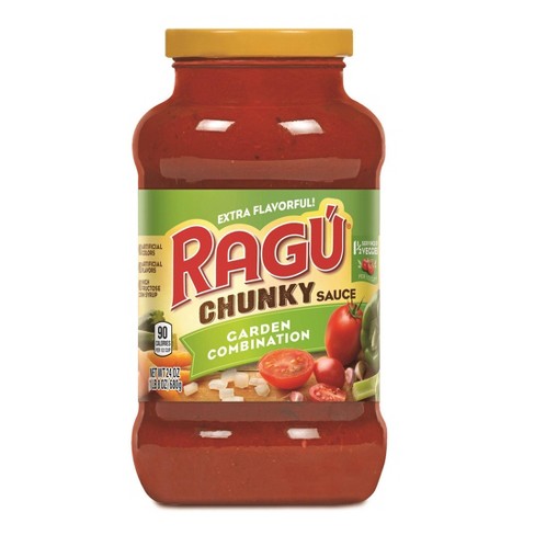 Ragu Chunky Garden Combination Pasta Sauce 24oz Target