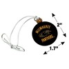 University of Wisconsin Milwaukee Official Panthers Mini Small Tiny Wood Christmas Tree Holiday Ornament - image 4 of 4