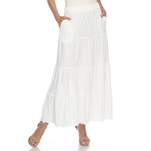 Whitemark Tiered Maxi Skirt - 1 of 4
