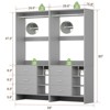Aheaplus 30'' Freestanding Closet Organizer with Hanging Rods and Drawers, Closet System with Storage Shelves - 4 of 4