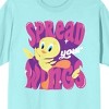 Looney Tunes Tweety Spread Your Wings Crew Neck Short Sleeve Mint Women's T-shirt - 2 of 3
