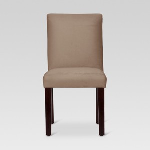 Velvet Parsons Dining Chair - Brown - Threshold