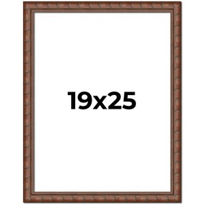 PosterPalooza | 19x25 Modern Bamboo Picture Frame, UV Acrylic, 5 Finishes - 1 of 4