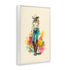 Stupell Industries Prairie Princess Cowgirl Black Framed Giclee Art - 3 of 4