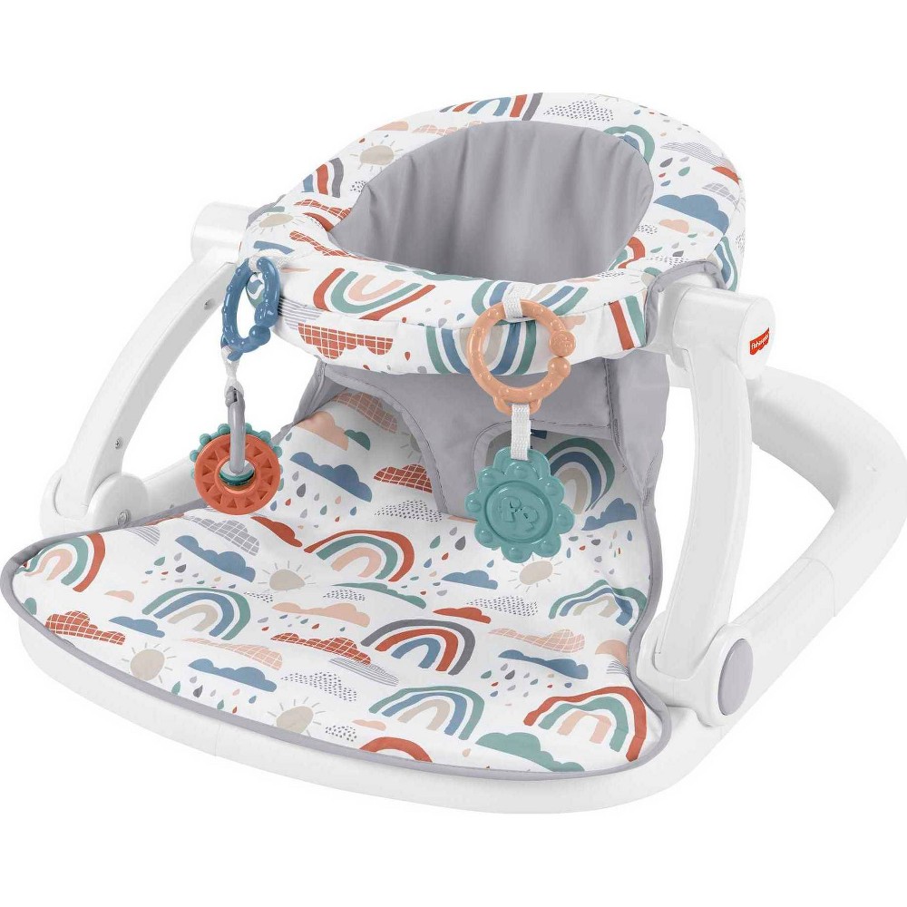 Fisher-Price Sit-Me-Up Floor Seat - Rainbow Showers