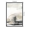 Amanti Art Ebony Horizon Triptych III by Jennifer Goldberger Canvas Wall Art Print Framed 16 x 23-in. - image 4 of 4