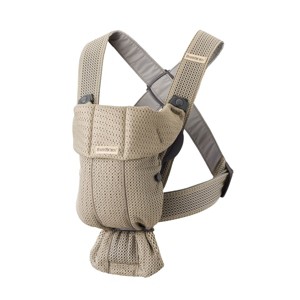 BabyBjörn Baby Carrier Mini Mesh - Beige Gray - 1 of 4