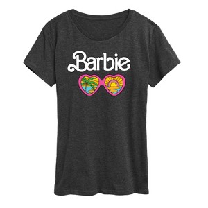 Women's - Barbie - Sunsets & Palm Trees in Sight Short Sleeve Graphic T-Shirt - 1 of 4