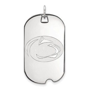 Black Bow Jewelry 10k White Gold Penn State Nittany Lions NCAA Large Pendant - 1 of 3