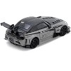 Honda S2000 RHD "J's Racing" Gray w/Carbon Hood & Top "Hong Kong Toycar Salon 2025" 1/64 Diecast Model Car by Inno Models - 3 of 4