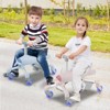Infans 2-in-1 Kids Ride-on Push Car w/ LED Lighted Wheels Removable & Adjustable Handle - 3 of 4
