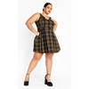 Women's Plus Size Miss Molly Dress - caramel | CITY CHIC - image 2 of 4