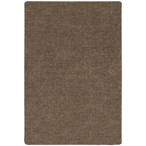 Carpets for Kids Mt St Helens Solids Collection Classroom Rug, Mocha Brown, 7' 6" x 12' Rectangle - 1 of 4