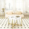 Hooseng Coffee Table Set of 3,Modern Faux Marble Top with Golden Frame Coffee Table & 2 Accent Table for Apartment,Office - 4 of 4