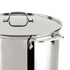 All-Clad 16 Quart Stainless Steel Stockpot with Lid, Gourmet Accessories - 2 of 4
