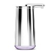 simplehuman 10oz Rechargeable Stainless Steel Sensor Pump Automatic Foam Soap Dispenser with Refillable Cartridge  - 3 of 4