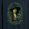 Men's - Wicked - Art Noveau Elphaba Long Sleeve Graphic T-Shirt - 2 of 4