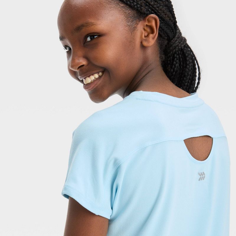 Girls&#39; Short Sleeve Gym T-Shirt - All In Motion™, 4 of 5