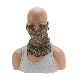 Unique Bargains Texture Pattern Earloop Neck Gaiter 1 Pc - 1 of 4