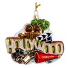Kurt Adler Glass Hollywood Sign Ornament, 5-Inch - 3 of 4