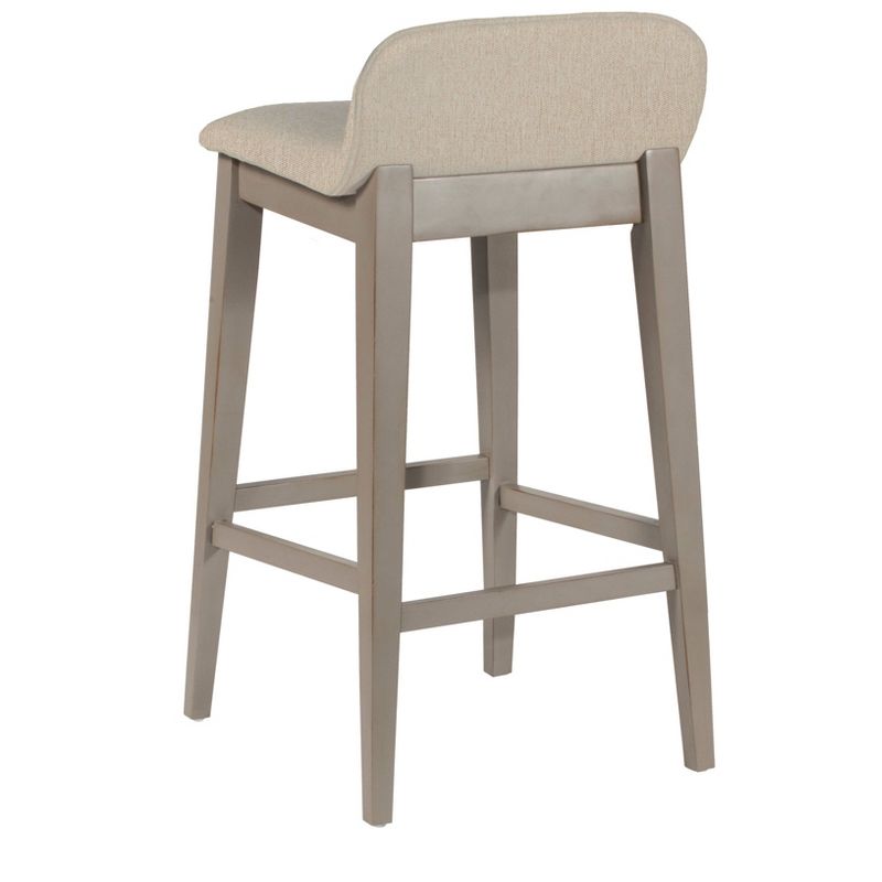 26.25&#34; Maydena Non Swivel Counter Height Barstool Beige - Hillsdale Furniture, 4 of 14