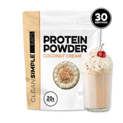 Clean Simple Eats Protein Powder Coconut Cream
