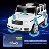 Costway Licensed Mercedes-Benz G500 Kids Ride-on Car 12V Battery Powered Ride-on Truck Painted Black/White - 4 of 4