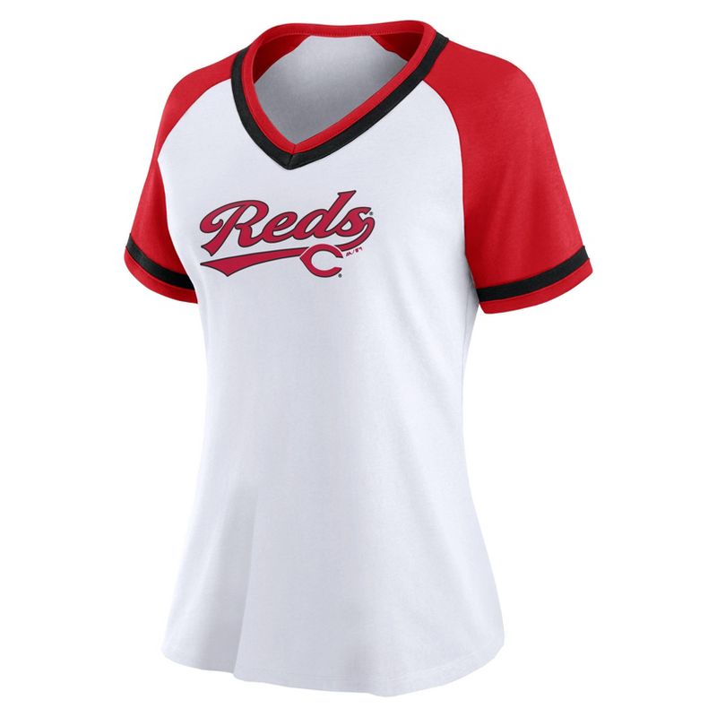 MLB Cincinnati Reds Women&#39;s Jersey T-Shirt, 2 of 4