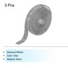 Unique Bargains Self-Adhesive DIY Crafts Decorations Crystal Rhinestone Diamond Ribbon 3 Rolls - 4 of 4