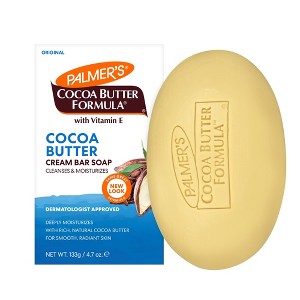 Palmers - Cocoa Butter Formula with VitaminE, Cocoa Butter Cream Bar Soap, 4.7 Oz - 1 of 4