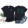 Simply Sage Market Women's Smiley Lucky Babe Stacked Front and Back Short Sleeve Graphic Tee - 3 of 4