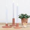 Storied Home Stoneware Taper Candle Holders, Set of 3 - 3 of 4