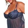 Adore Me Women's Ismelka Babydoll Lingerie - 2 of 4