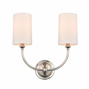 Giselle - 2 Light Wall Sconce In Industrial Style-16 Inches Tall and 15 Inches Wide - 1 of 1