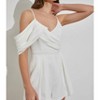 Women's Cold Shoulder Romper - DO+BE - 2 of 3