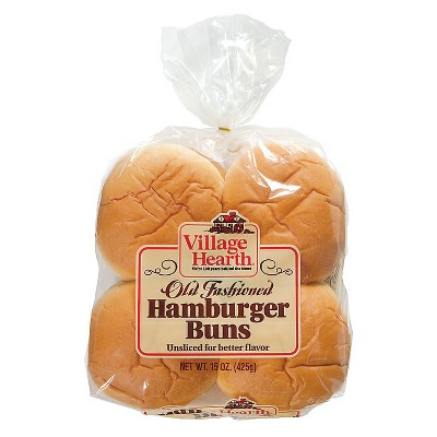 Village Hearth Hamburger Buns - 15oz/8ct : Target