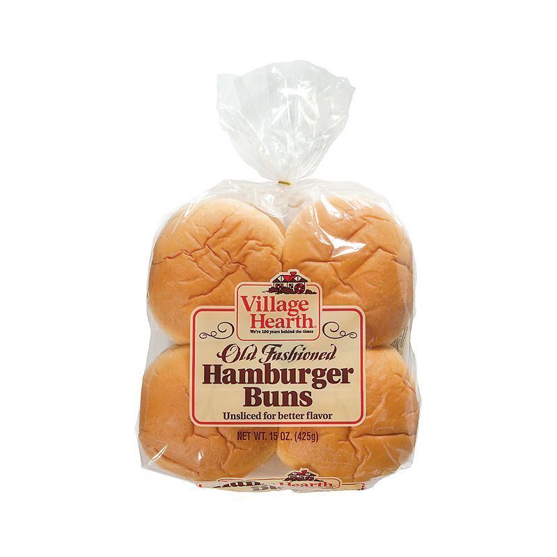 Village Hearth Hamburger Buns - 15oz/8ct, 1 of 6