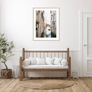 Amanti Art Love In Italy by Justine Milton Wood Framed Wall Art Print - 1 of 4
