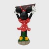 Disney 22" Minnie Mouse Solar Resin/Stone Statue With A Welcome Sign: Seasonal Outdoor Decor - 3 of 4