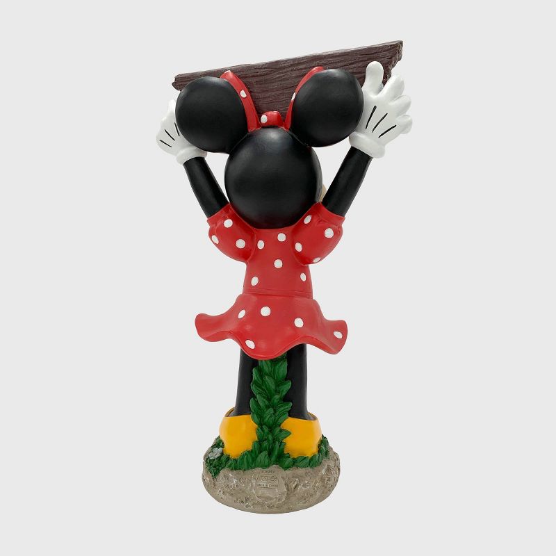 Disney 22&#34; Minnie Mouse Solar Resin/Stone Statue With A Welcome Sign, 4 of 6