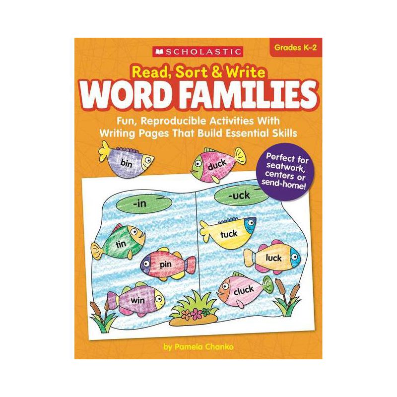 Read, Sort & Write: Word Families - by  Pamela Chanko (Paperback), 1 of 2