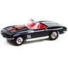 1967 Chevrolet Corvette Convertible Black w/Red Stripe & Red Interior (Lot #1367) B Jackson 1/64 Diecast Model Car by Greenlight - 2 of 3