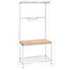 Shelving.com Entryway Bench and Shoe Storage - 14"d x 36"w x 72"h - 3 of 3