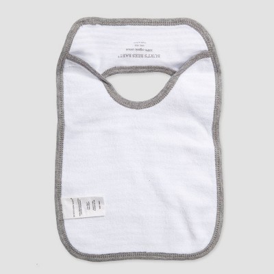 Burt's Bees Baby® Organic Cotton 4pk Lap Shoulder Bibs - Heather Gray ...