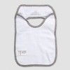 Burt's Bees Baby® Organic Cotton 4pk Lap Shoulder Bibs - Heather Gray - 3 of 4