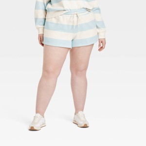 Women's Leisure Studio Mid-Rise Fleece Shorts - Universal Thread™ - 1 of 3