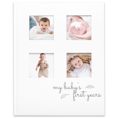 KeaBabies Sketch Baby Memory Book, Baby Books for New Parents, Milestone Journal, 66 Pages Baby Scrapbook for Girl, Boy